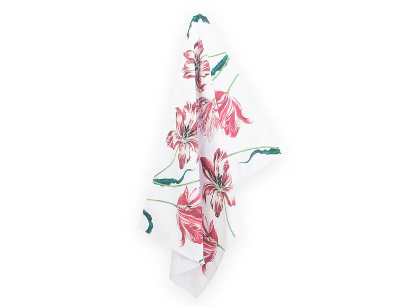 Three Tulips Tea Towel