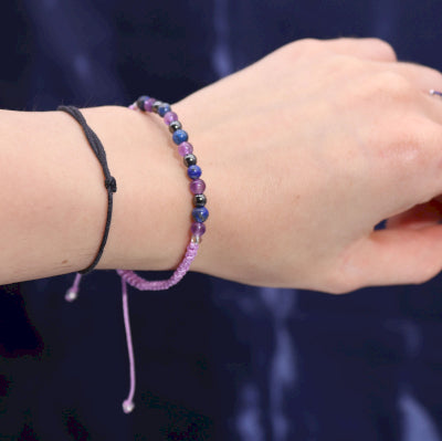 Aquarius Candle With Bracelet