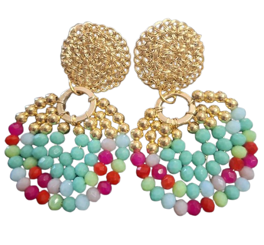 Handmade Crystal Earrings (Z06)