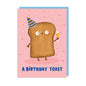 Birthday Toast Card: Cellophane