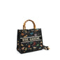 Butterflies Floral Print Handbag