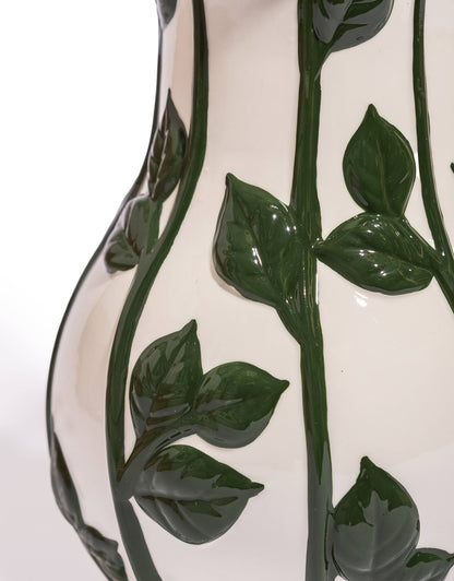 Ceramic Multi Red Roses Vase