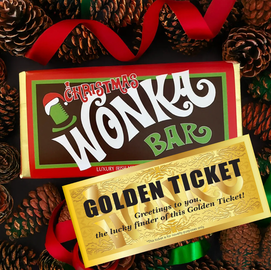 CHRISTMAS WONKA Bar with Golden Ticket (Limited)