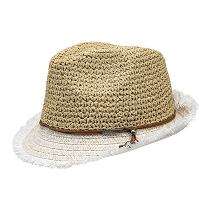 Summer Hat Dakar Off White & Grey S-M