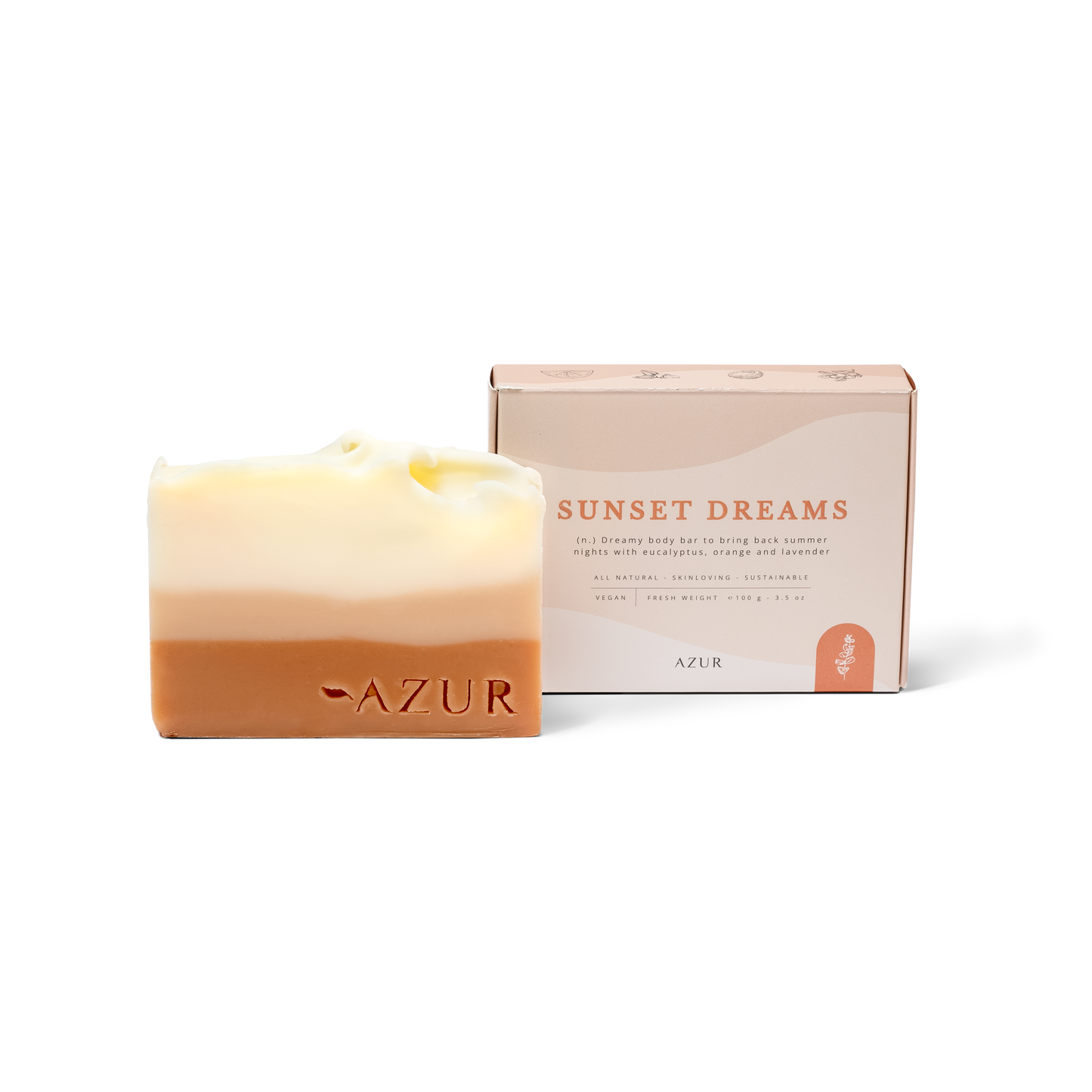 SUNSET DREAMS | body bar | natural soap