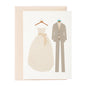 Hochzeitsoutfit Greeting Card