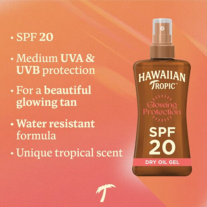 Hawaiian Tropic Glowing Protection SPF 20 ( Dry Oil Gel)