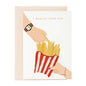 I Really Love You French Fries Greeting Card