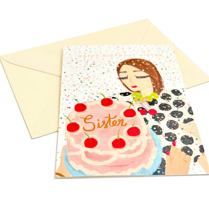 Happy Birthday Sister Greeting Card