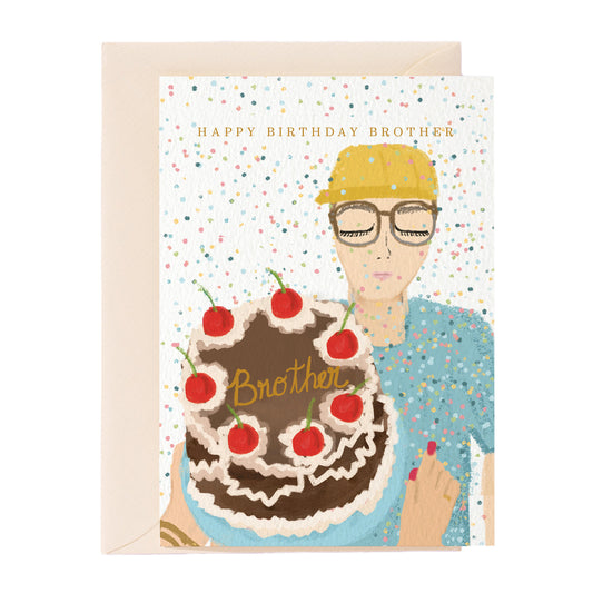 Happy Birthday Brother Greeting Card