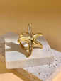 Adjustable stainless steel starfish ring