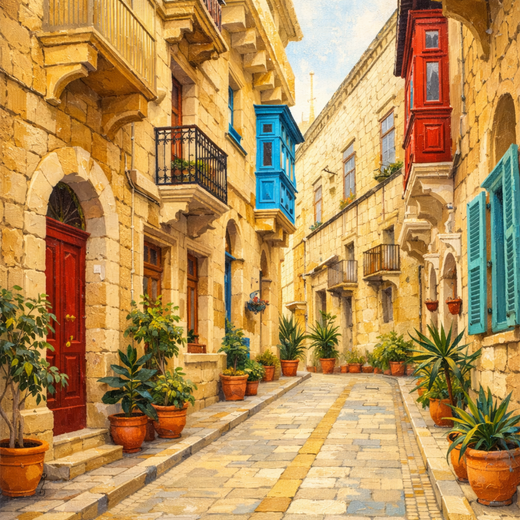 The Maltese Streets Coaster