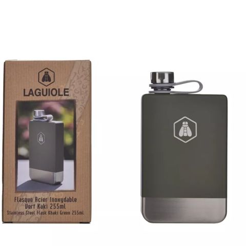 Laguiole Stainless Steel Flask