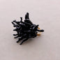 Coral Flower Resin Ring: Negro