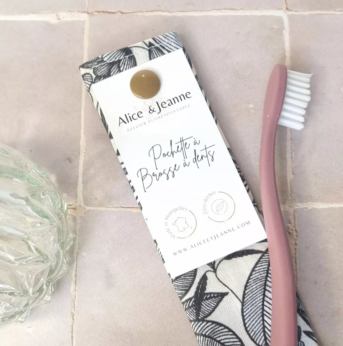 Amber Toothbrush Pouch
