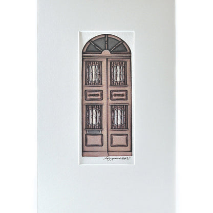 Stephanie Borg Wooden Doors H 48cm