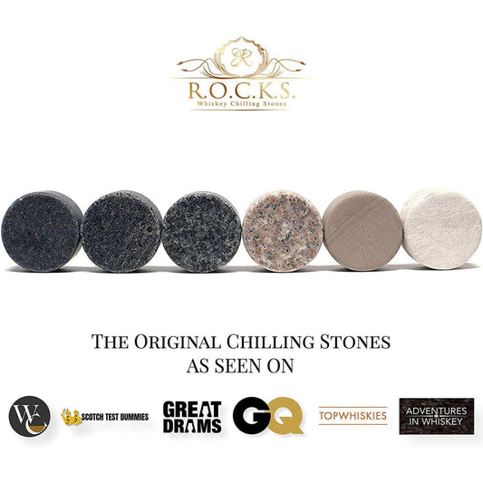 The Original Rocks Whiskey Chilling Stones