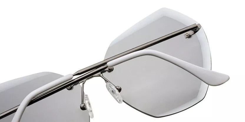 Milana Light Grey Mirror Lens Sunglasses