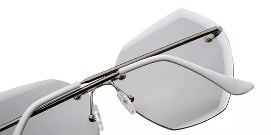Milana Light Grey Mirror Lens Sunglasses