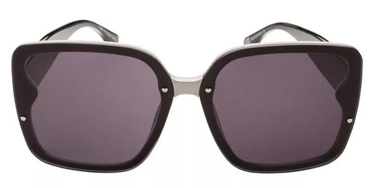 Le Square With Frame With Black Temples Sunglasses