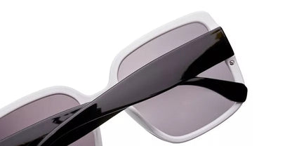 Le Square With Frame With Black Temples Sunglasses