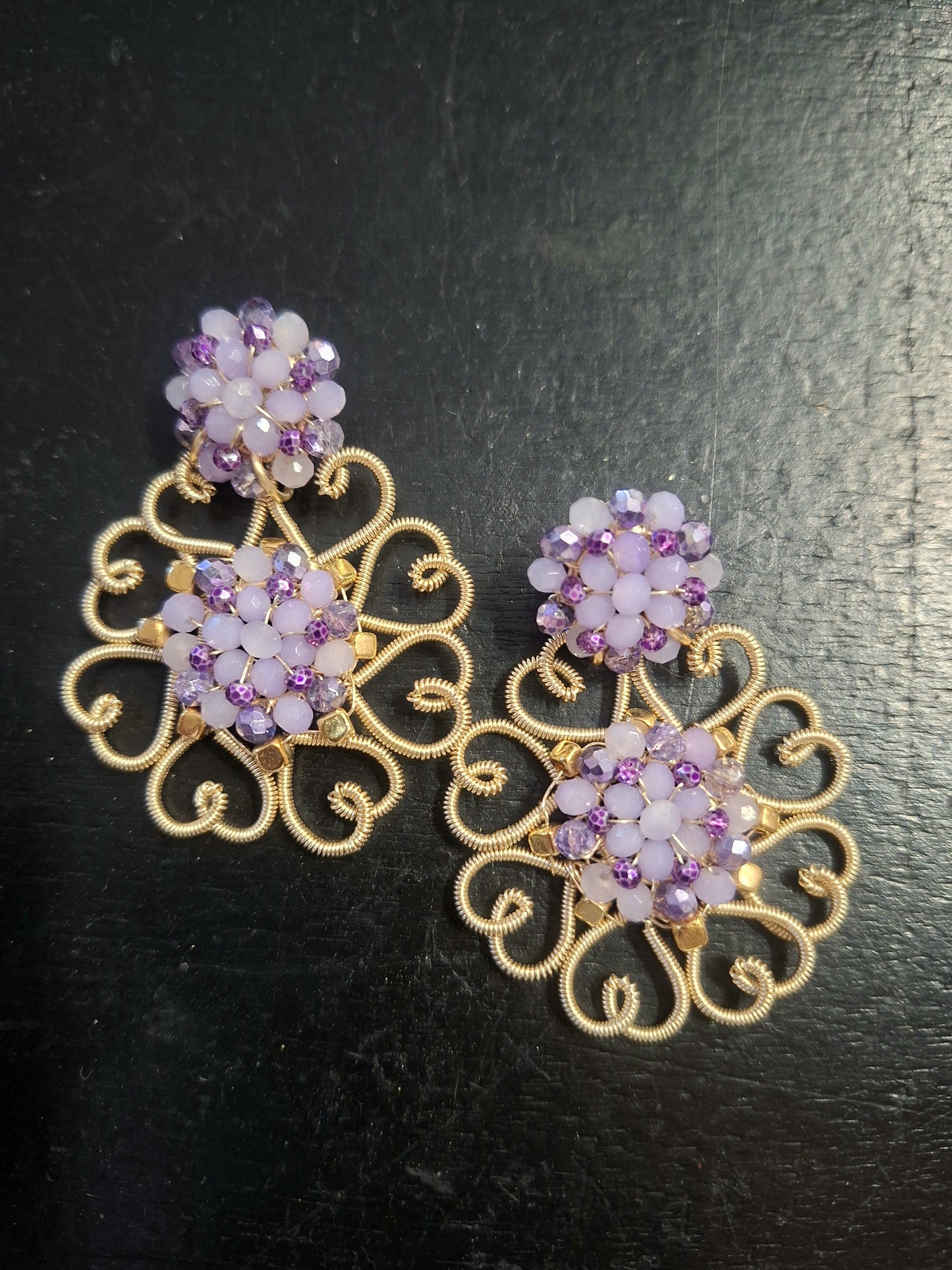 Handmade Crystal Earrings