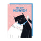 You Got Meowied Wedding Card: Cellophane