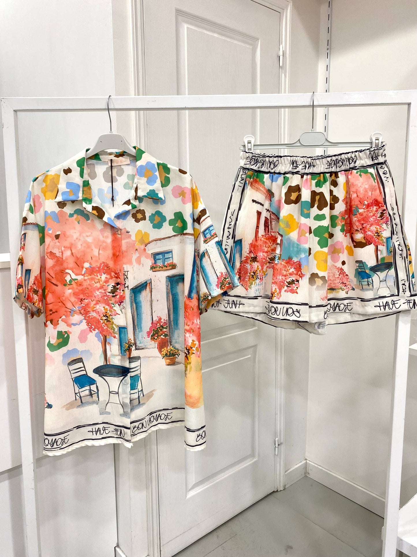 Village Shirt & Shorts Set (One Size)