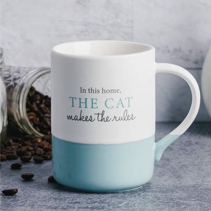 In This Home The Cat Makes The Rules -Mug