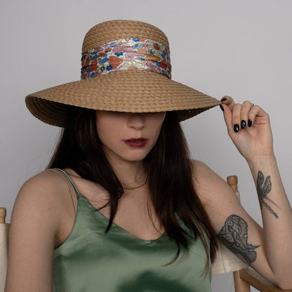 Summer hat Kalamata Brown (S-M)