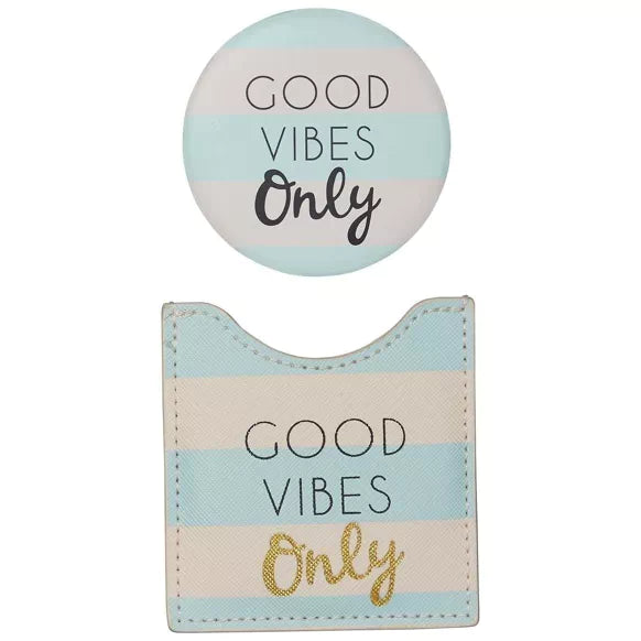 Good Vibes Only Pocket Mirror