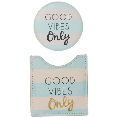 Good Vibes Only Pocket Mirror