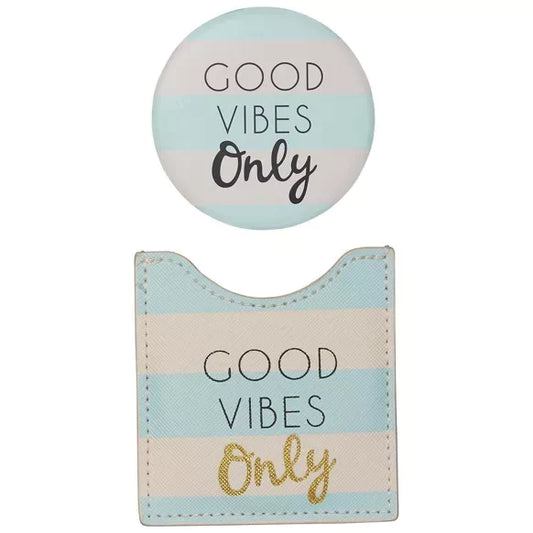 Good Vibes Only Pocket Mirror