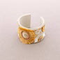 ADJUSTABLE ETHNIC BEADS BRACELET: Beige