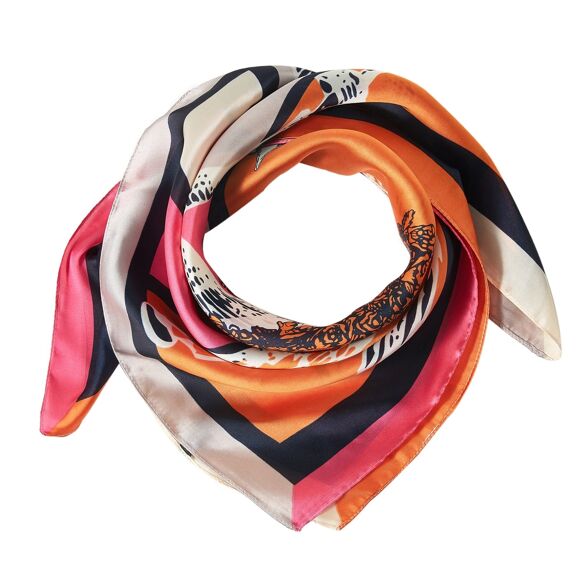 Triumph Cl‚o Small Silk Scarf - Pink