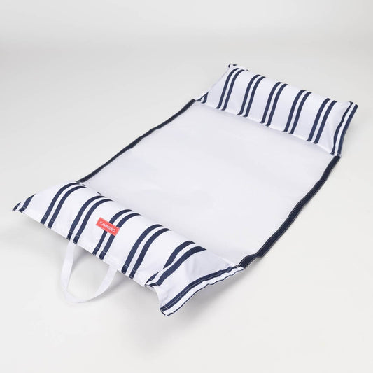 White & Blue Pool Hammock
