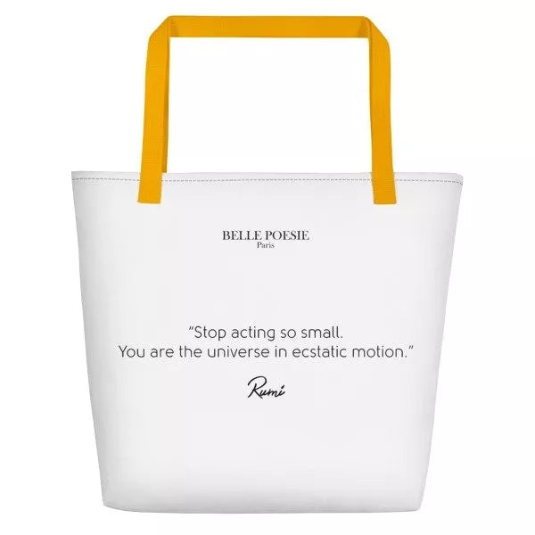 Beach Bag Universe In Ecstatic Motion Poem