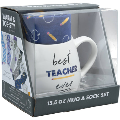 Best Teacher Ever - Mug and Sock Set