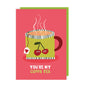 Cuppa Tea Valentine's/Anniversary Card: Cellophane
