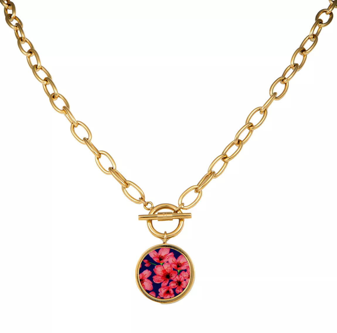 PLUM BLOSSOM link necklace