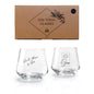 Gin Tonic Glasses Set of Two