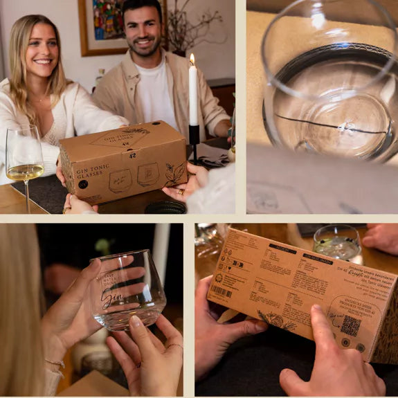 Gin Tonic Glasses Set of Two