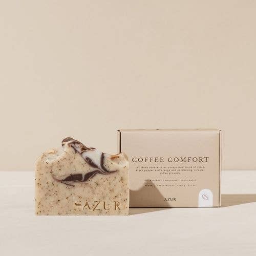 COFFEE COMFORT | body scrub bar | natural soap