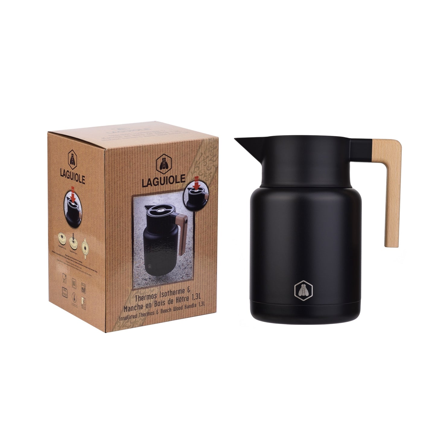 Laguiole Thermos Black Large