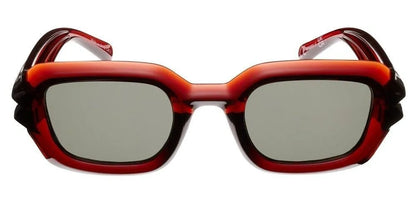 The Gothic Accountant Dark Red Frame Sunglasses