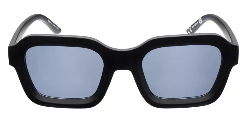 Base Runner Matt Black with Grey Lens Sunglasses