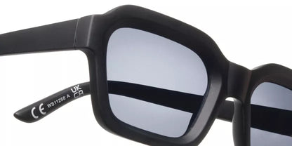 Base Runner Matt Black with Grey Lens Sunglasses