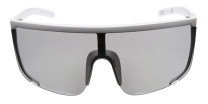 Angelina Matte White With Mirror Lens