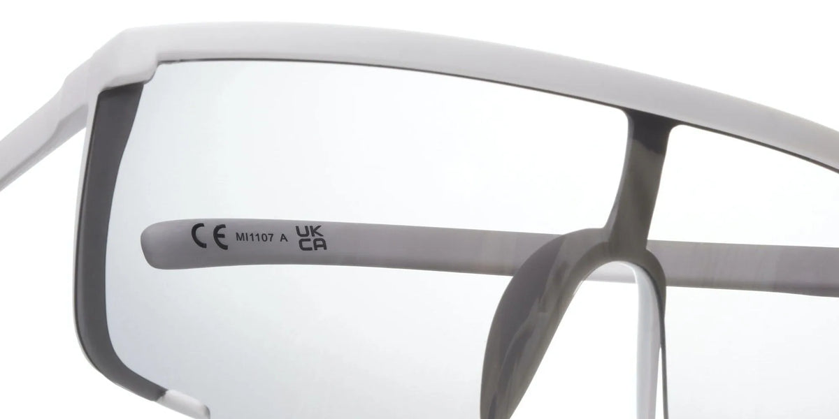 Angelina Matte White With Mirror Lens