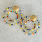 Colourful Handmade Crystal Earrings